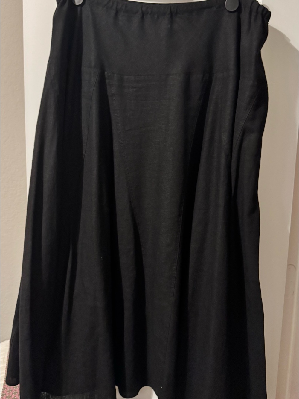 Peter Nygard Black A-Line Skirt